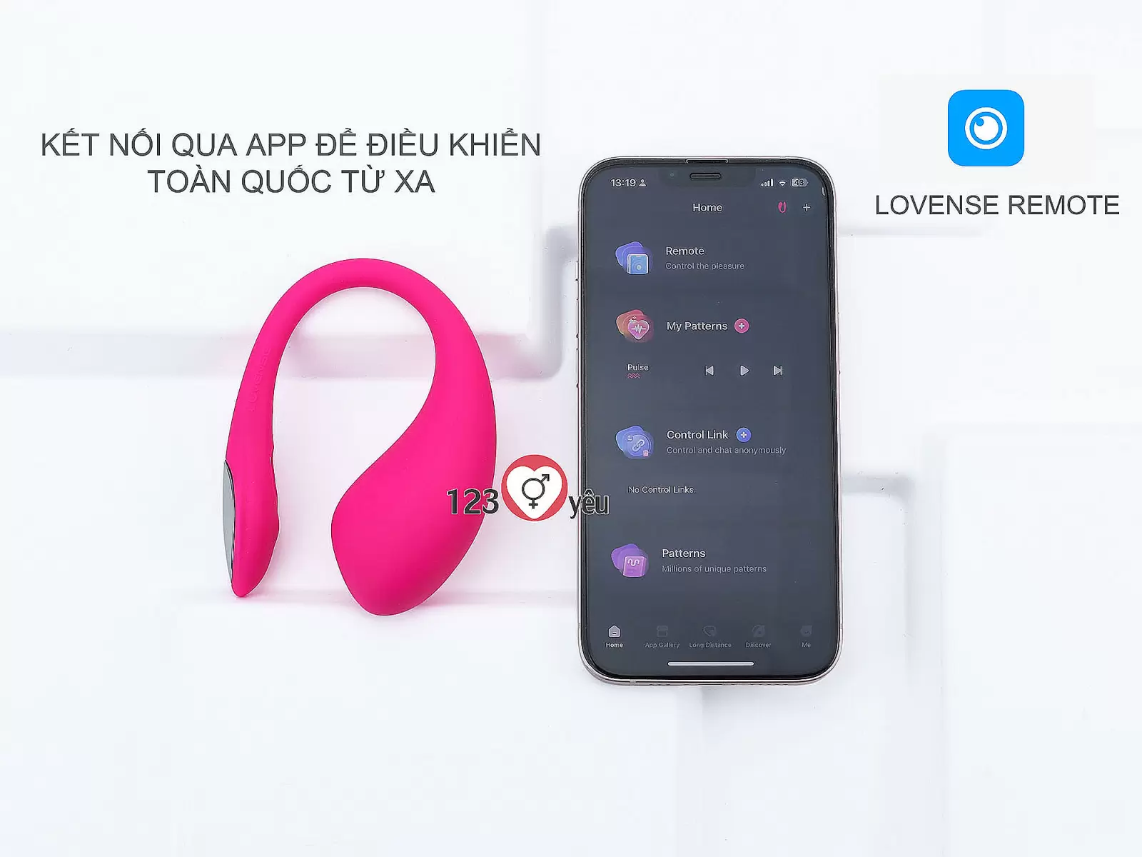 Máy mát xa trứng rung Lovense Lush 4 cao cấp dùng cho live