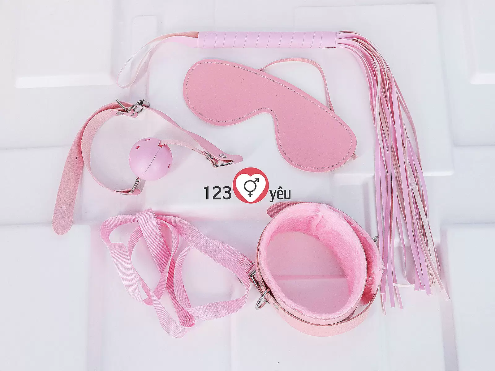 Bộ đồ chơi bạo dâm 10 món màu hồng gợi cảm