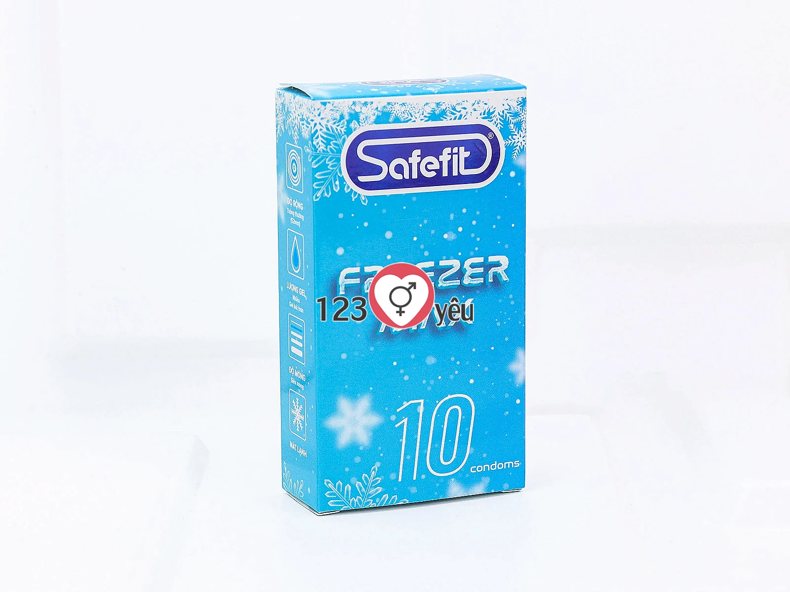 Bao cao su Safefit Freezer Max hương bạc hà mát lạnh tạo cảm giác sảng khoái và khác biệt