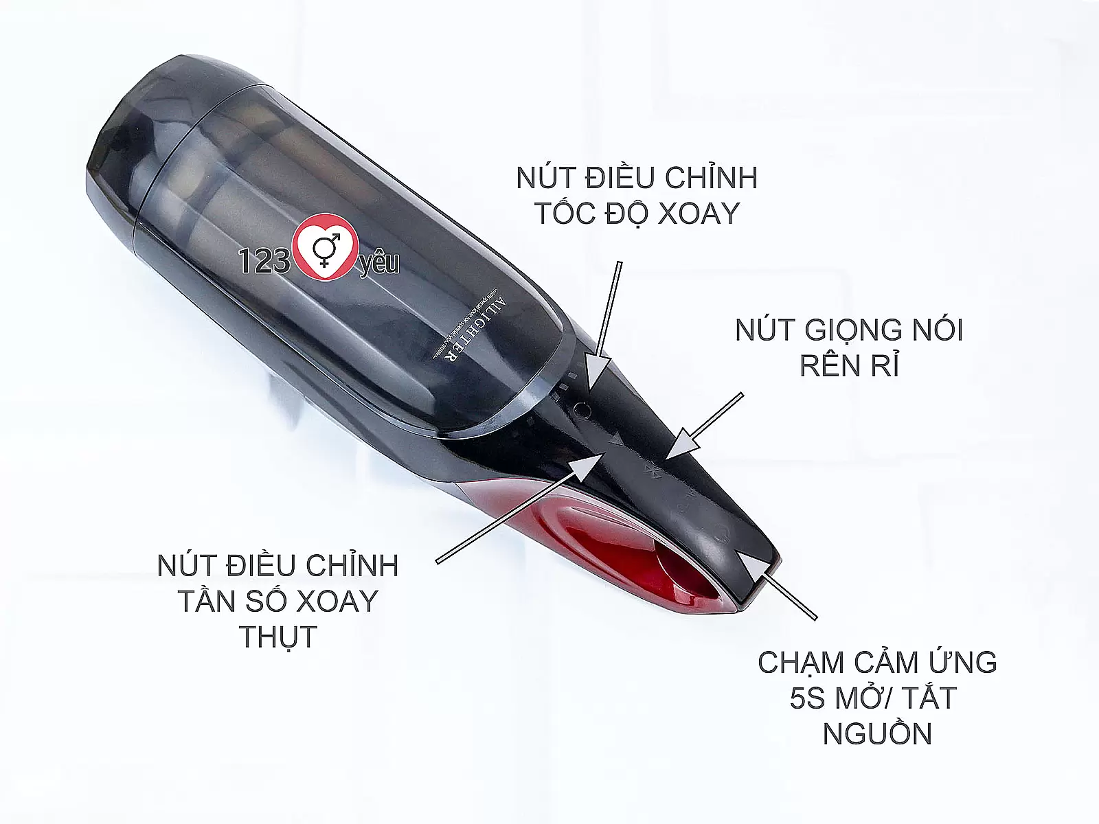 Âm đạo giả tự động The King Ailighter rung, xoay, thụt