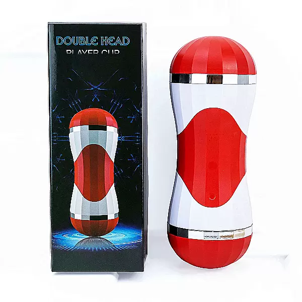 Âm đạo giả 2 đầu Double Head miệng và âm đạo không rung