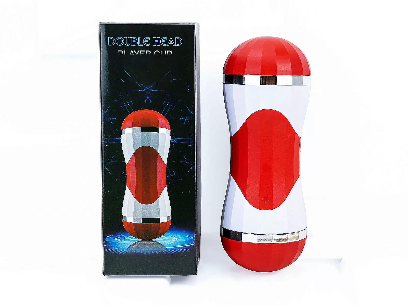 Âm đạo giả 2 đầu Double Head miệng và âm đạo không rung