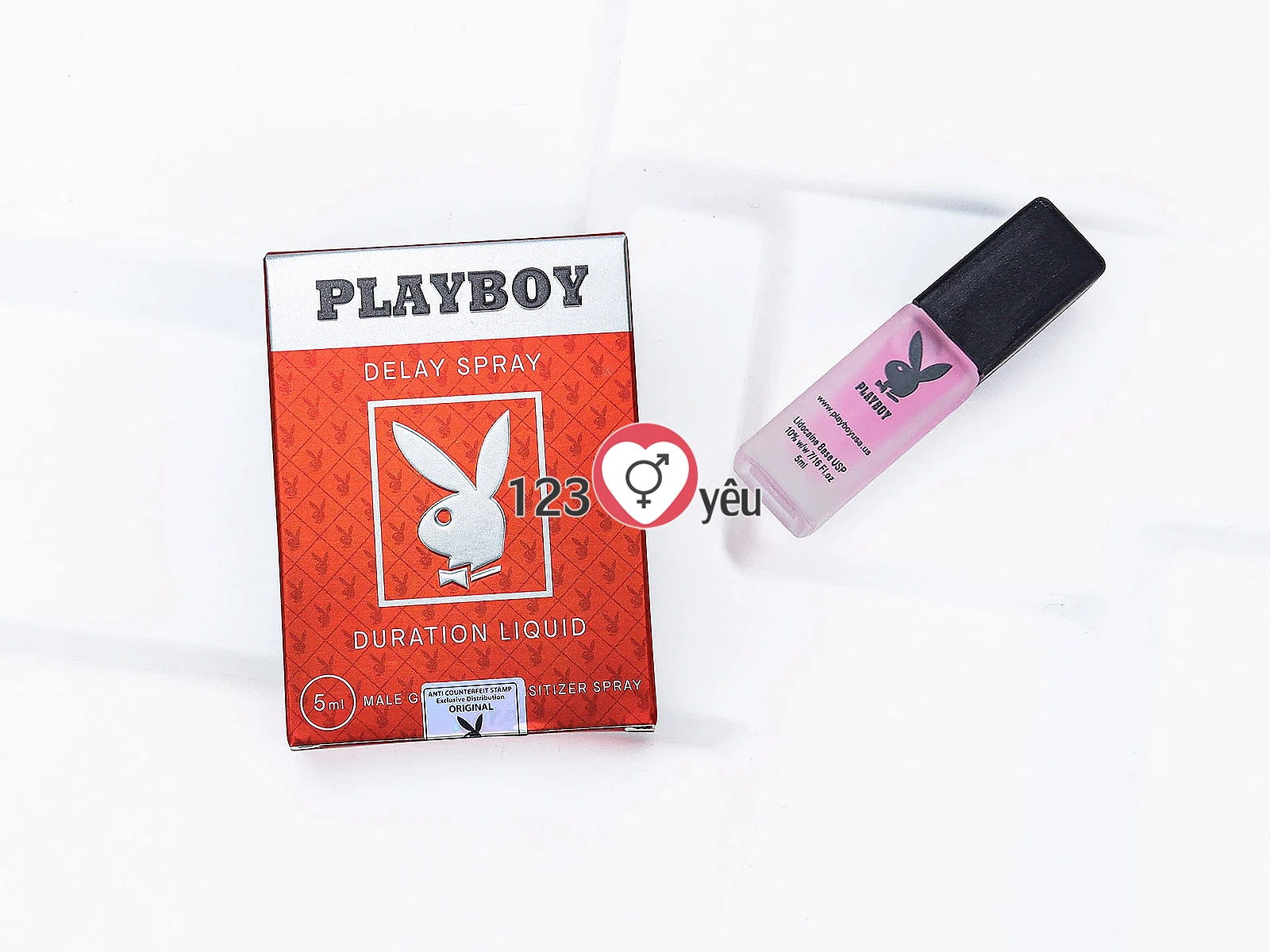 Xịt Kéo Dài Thời Gian Playboy Delay Spray Duration Liquid 5ml