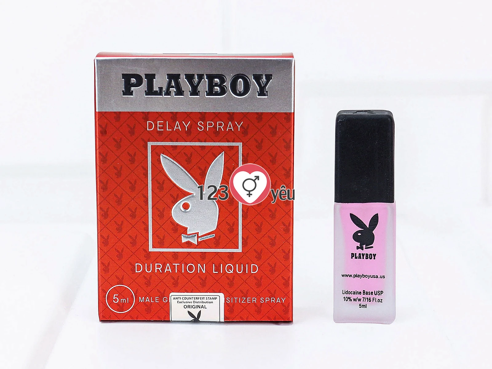 Xịt kéo dài thời gian Playboy Delay Spray Duration Liquid 5ml
