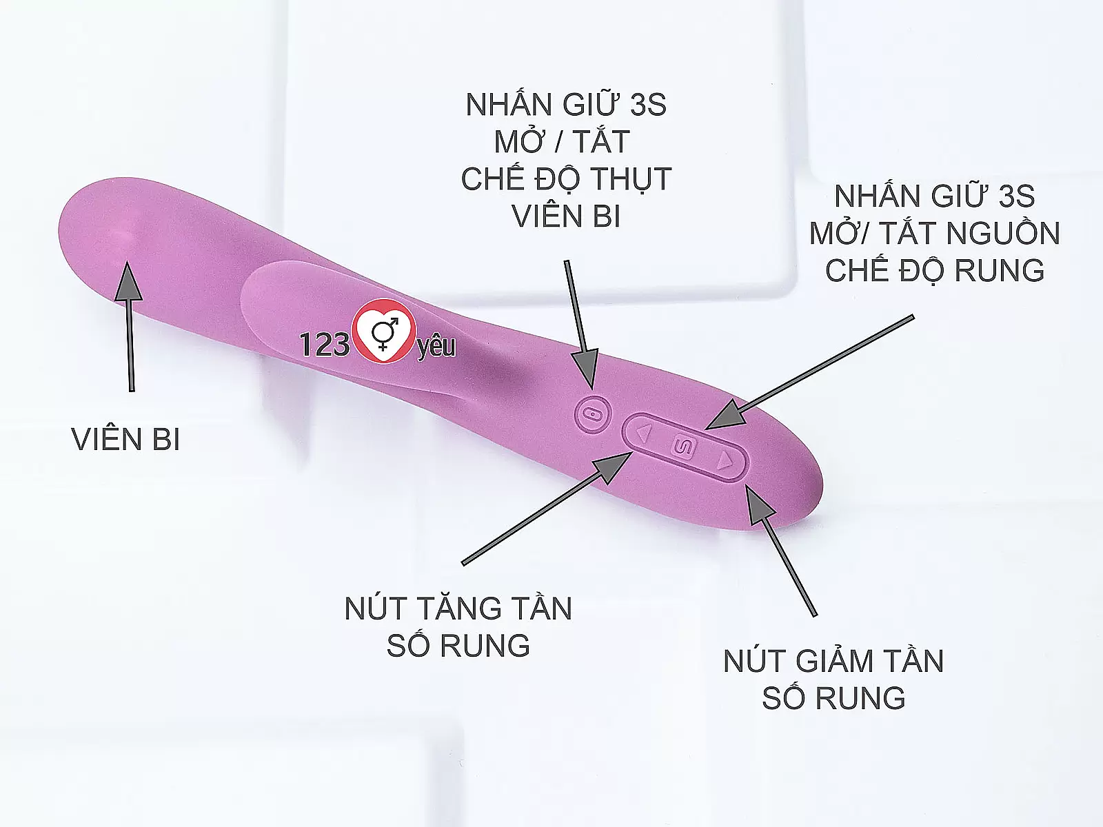 Máy mát xa điểm G Svakom Trysta Neo với bi lăn điều khiển qua APP