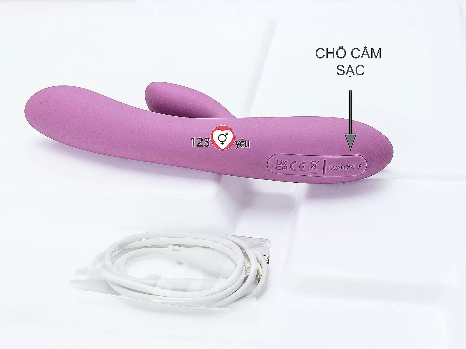 Máy mát xa điểm G Svakom Trysta Neo với bi lăn điều khiển qua APP