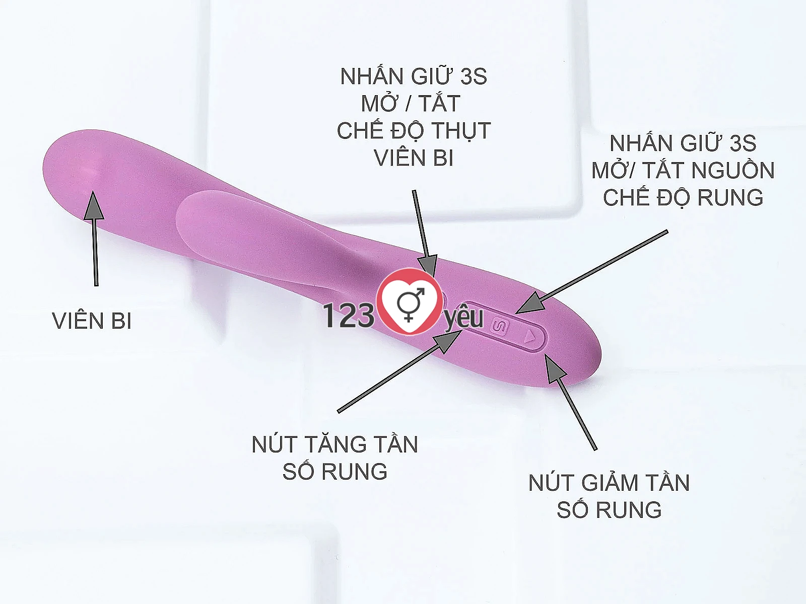 Máy mát xa điểm G Svakom Trysta Neo với bi lăn điều khiển qua APP