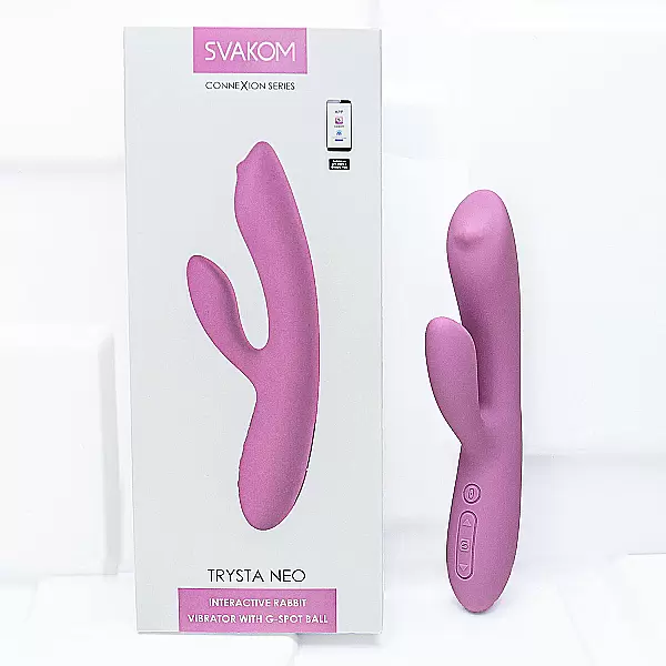 Máy mát xa điểm G Svakom Trysta Neo với bi lăn điều khiển qua APP