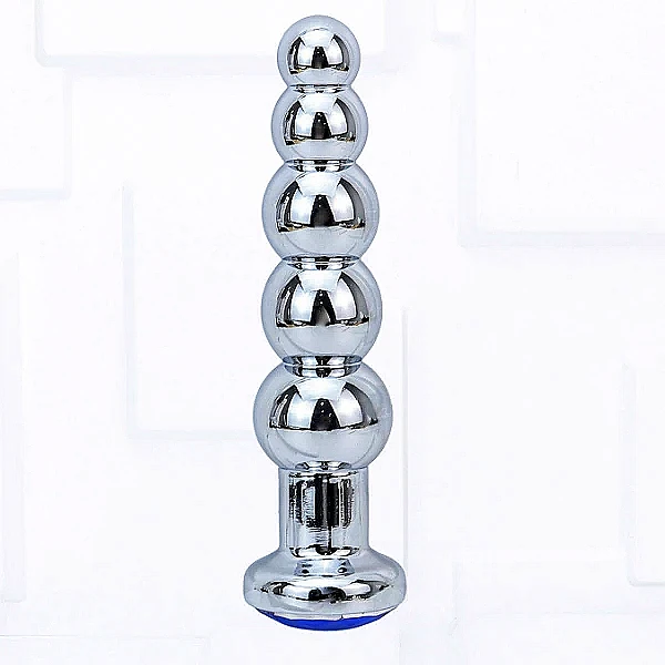 Dụng cụ kích thích hậu môn Inox chân đế pha lê
