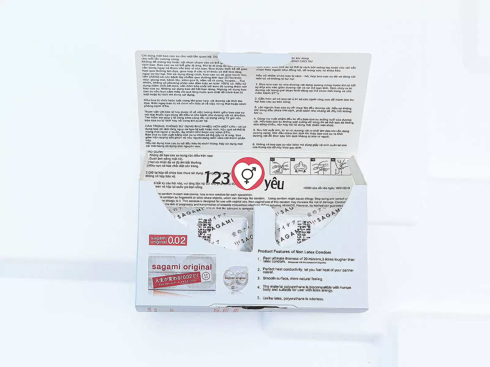 Bao cao su Sagami Xtreme hộp 10 chiếc