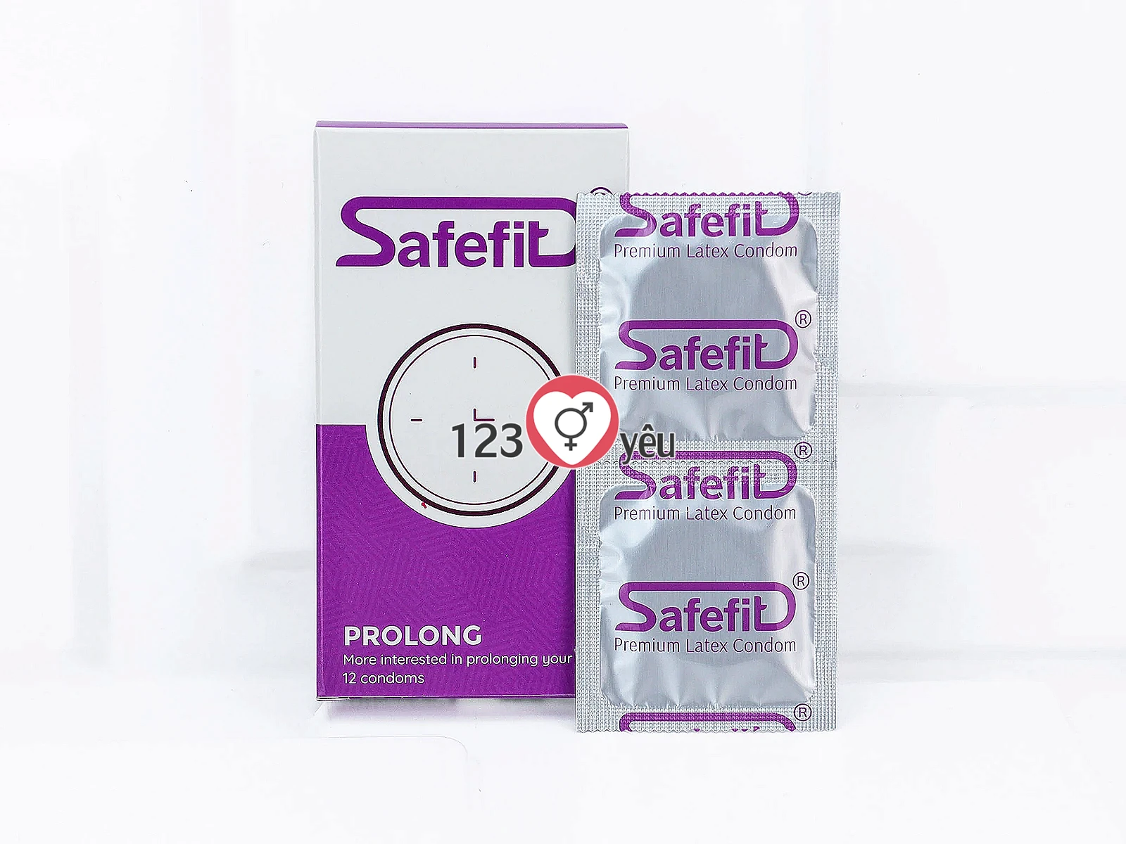 Bao cao su SafefitD Prolong hỗ trợ kéo dài cuộc yêu