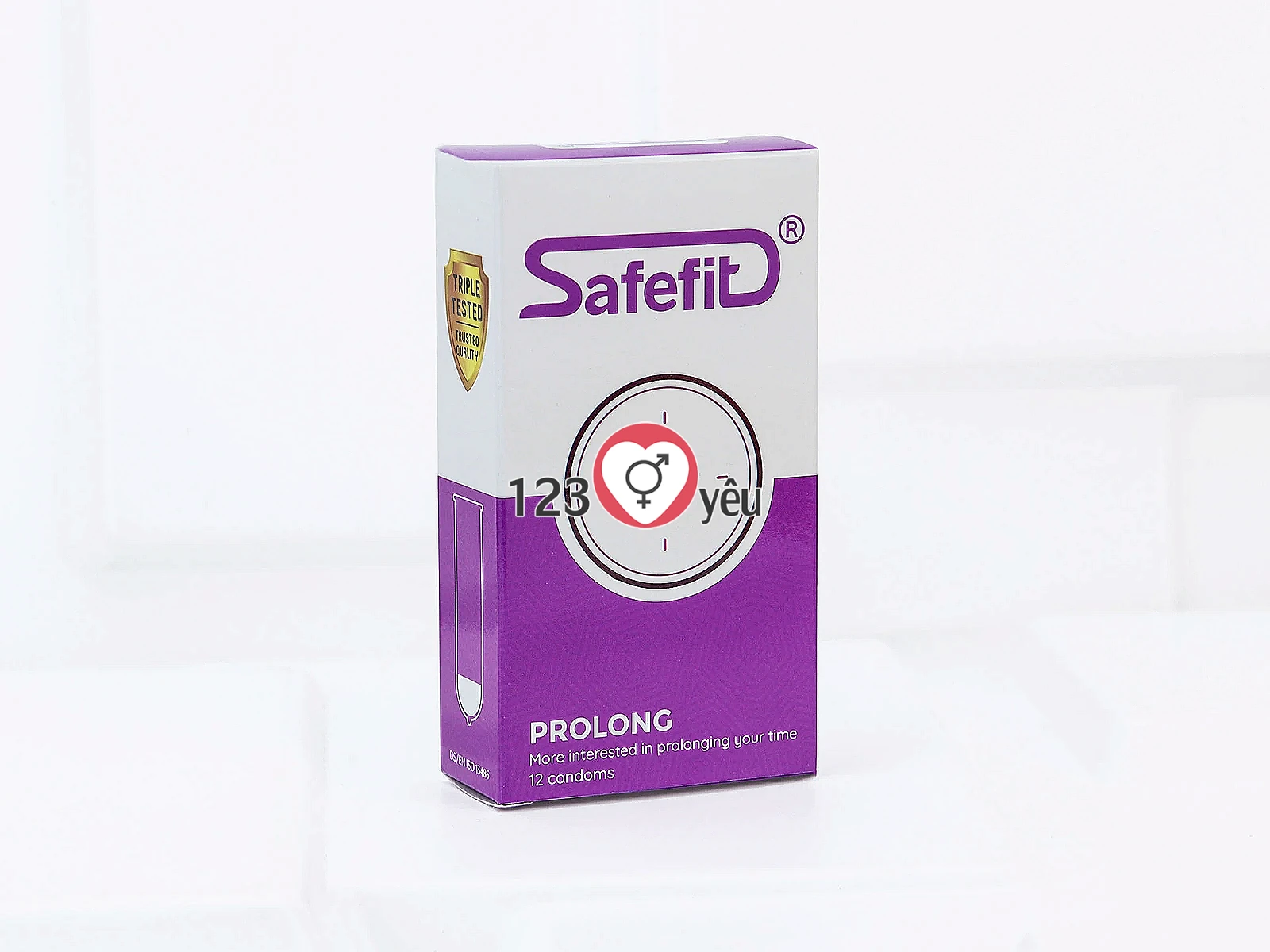 Bao cao su SafefitD Prolong hỗ trợ kéo dài cuộc yêu