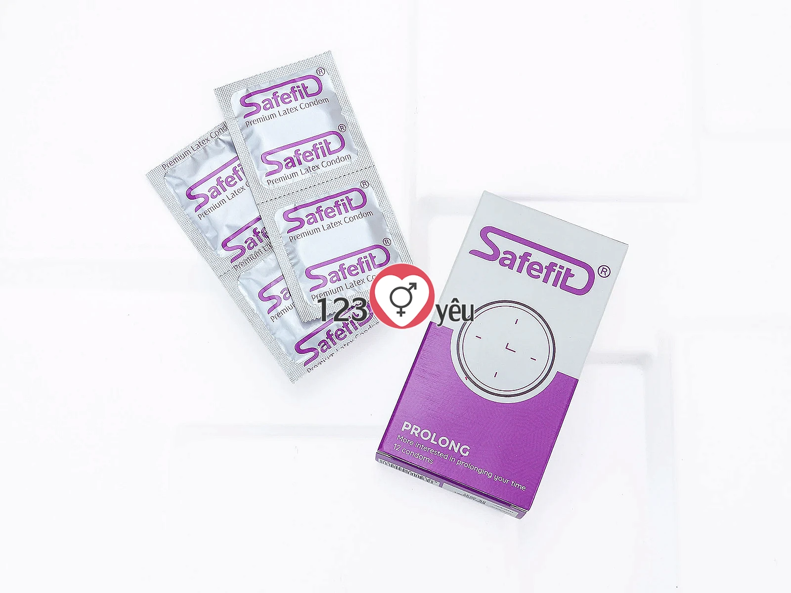 Bao cao su SafefitD Prolong hỗ trợ kéo dài cuộc yêu