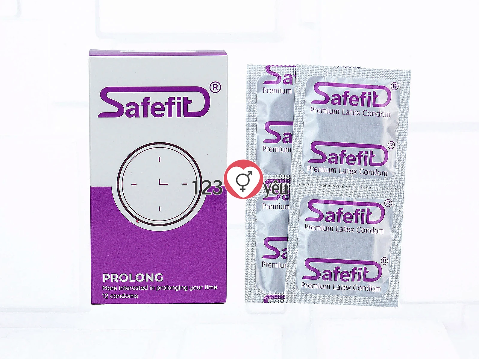 Bao cao su SafefitD Prolong hỗ trợ kéo dài cuộc yêu