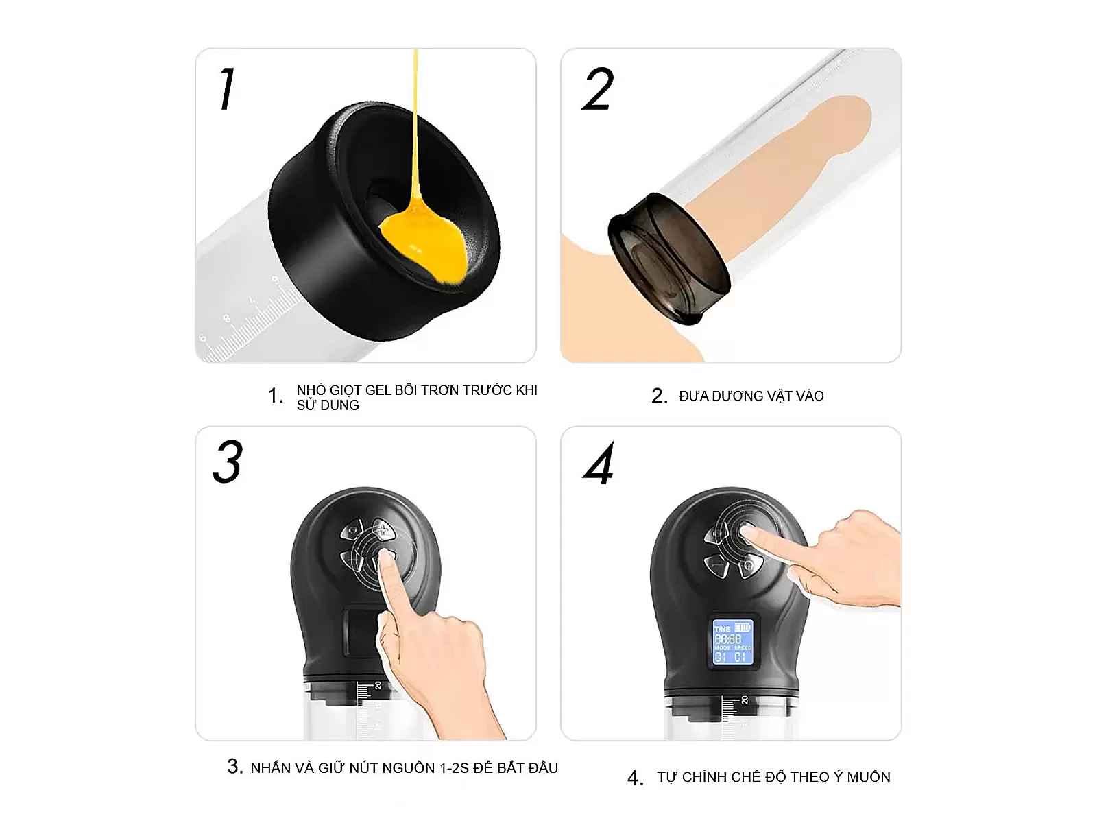 Máy tập dương vật tự động Root Bath Masturbation Cup