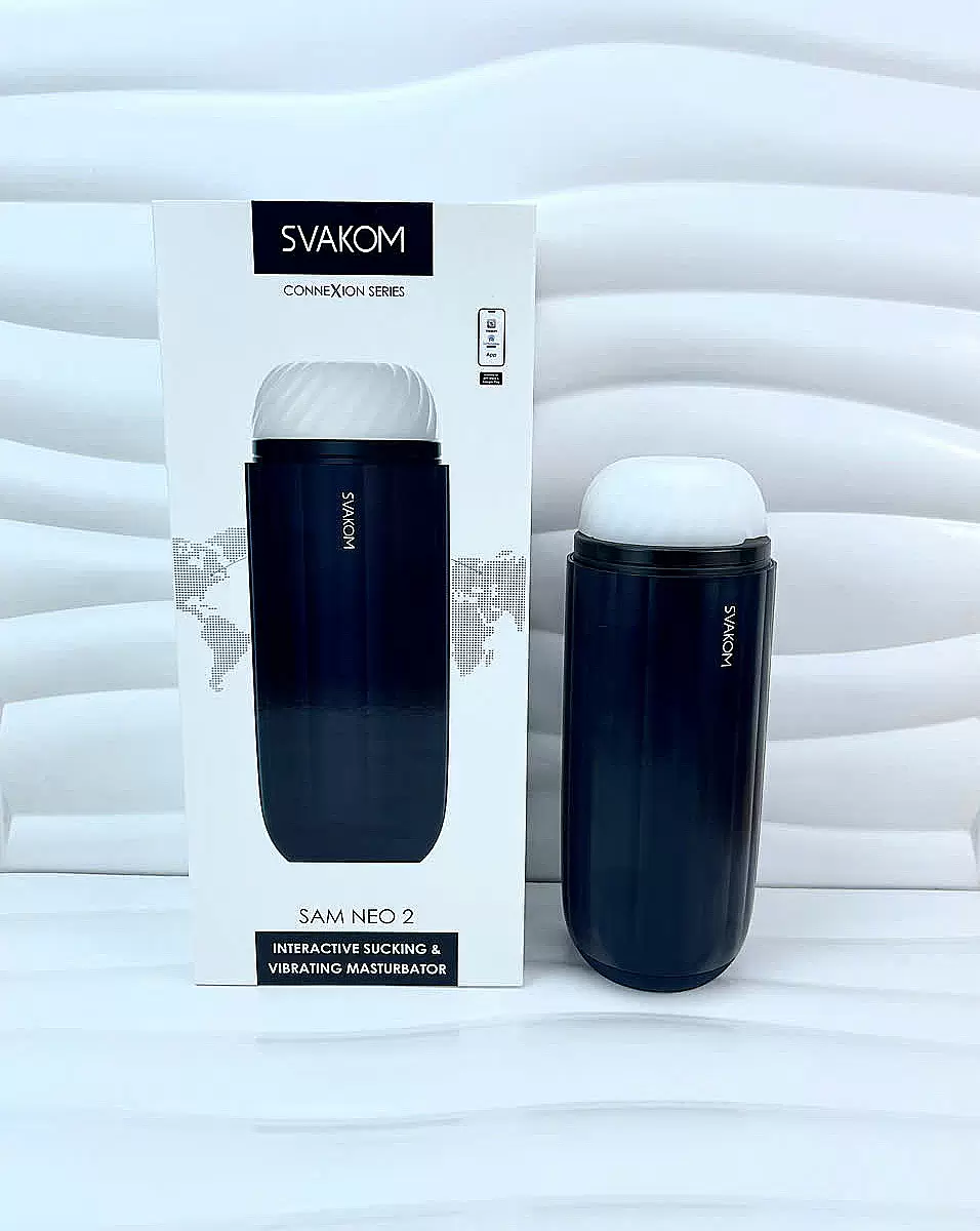Thanh lý - Máy thủ dâm Svakom Sam Neo 2 bị rách nhẹ silicon