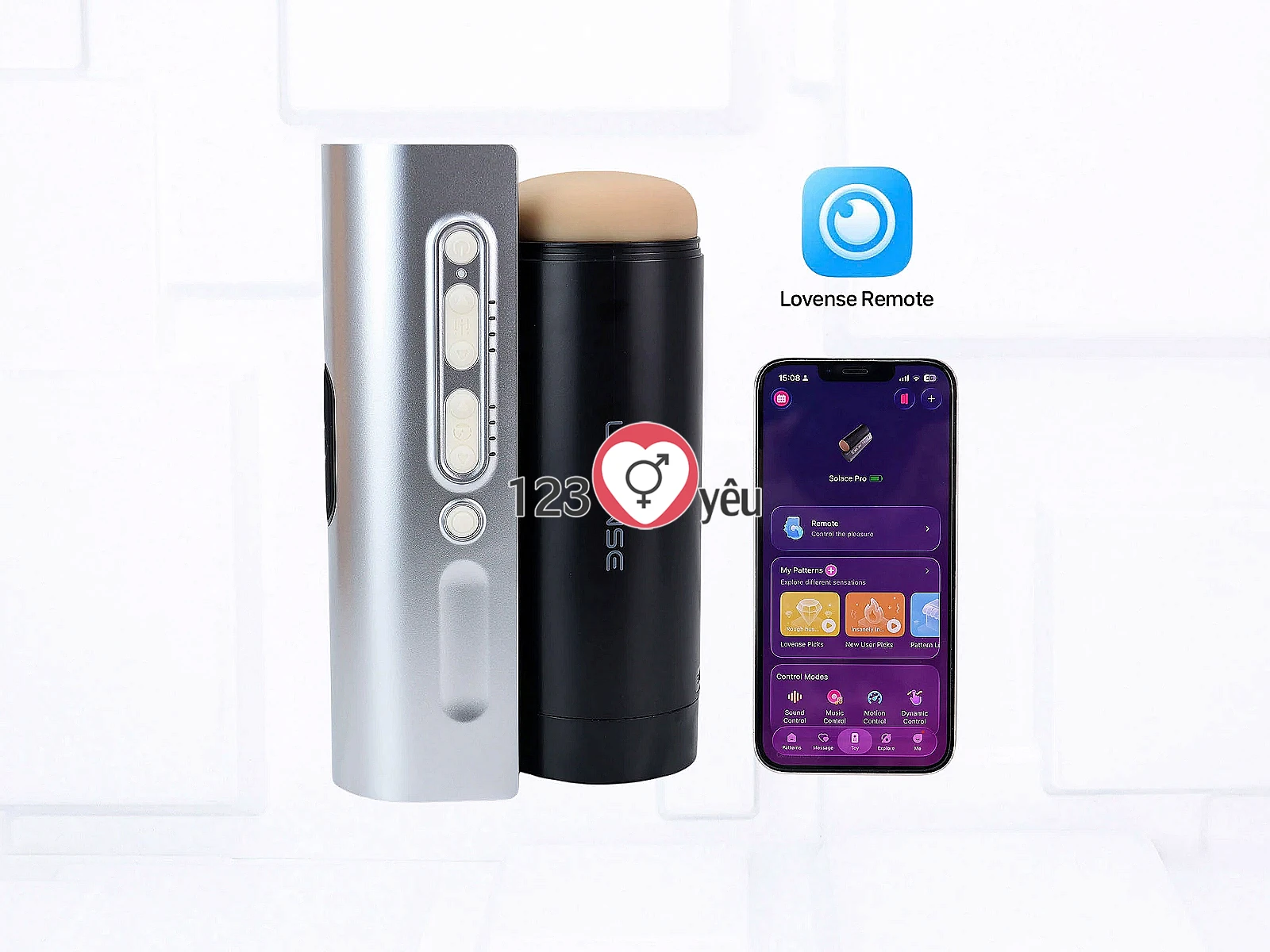 Máy thủ dâm nam tự động Lovense Solace Pro điều khiển qua App, thụt tự động
