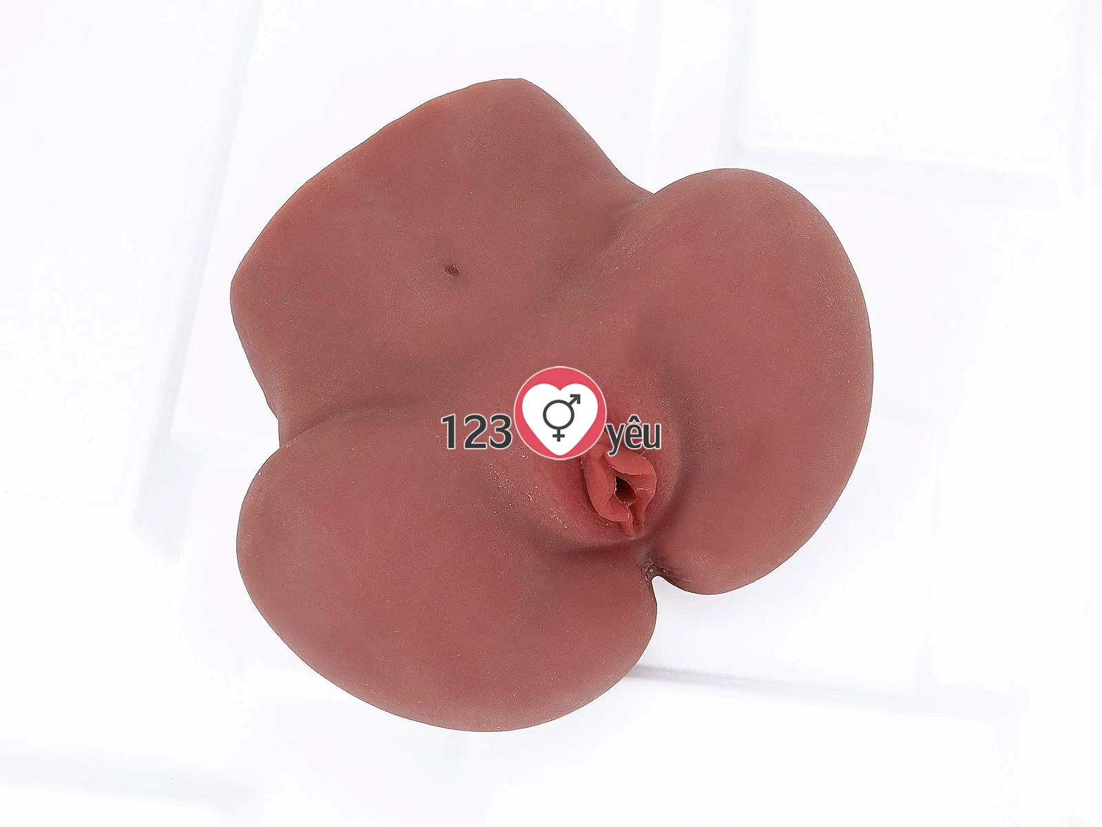 Âm đạo giả mông Annie màu nâu nhỏ gọn đàn hồi trải nghiệm chân thật