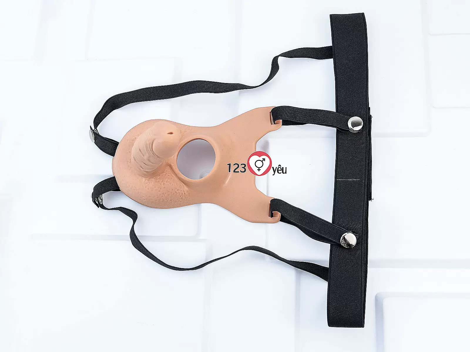 Dương vật giả dây đeo 2 đầu kết hợp