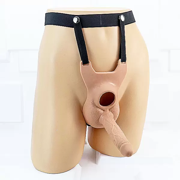 Dương vật giả dây đeo 2 đầu kết hợp