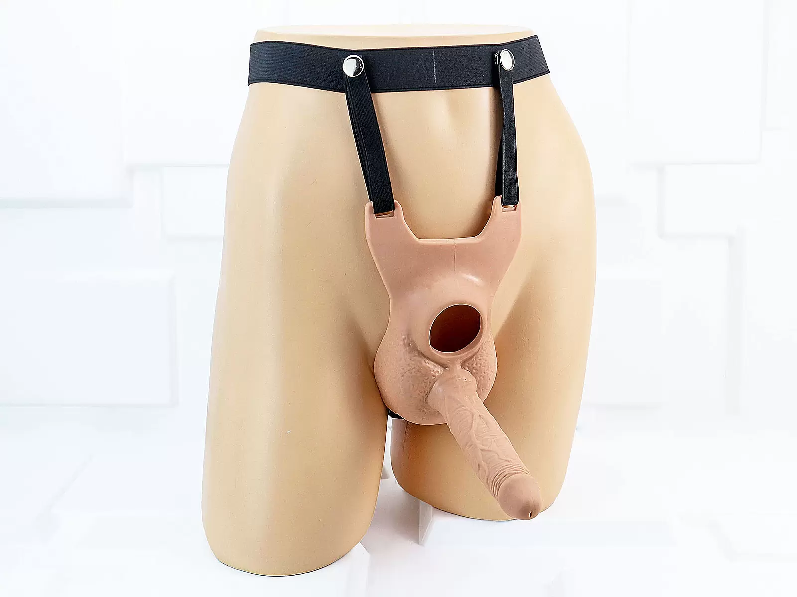 Dương vật giả dây đeo 2 đầu kết hợp