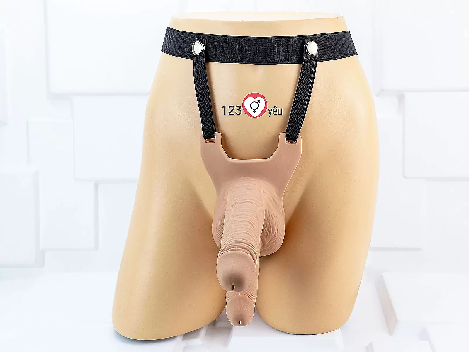 Dương vật giả có dây đeo Long Love 2 đầu kích thích