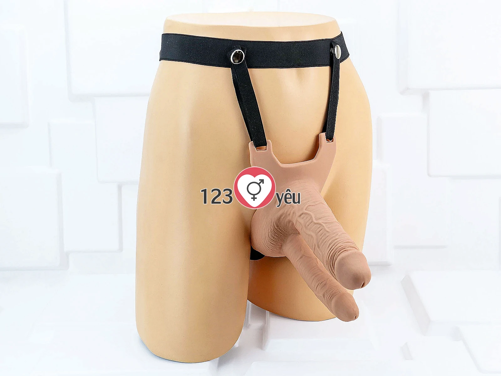 Dương vật giả có dây đeo Long Love 2 đầu kích thích