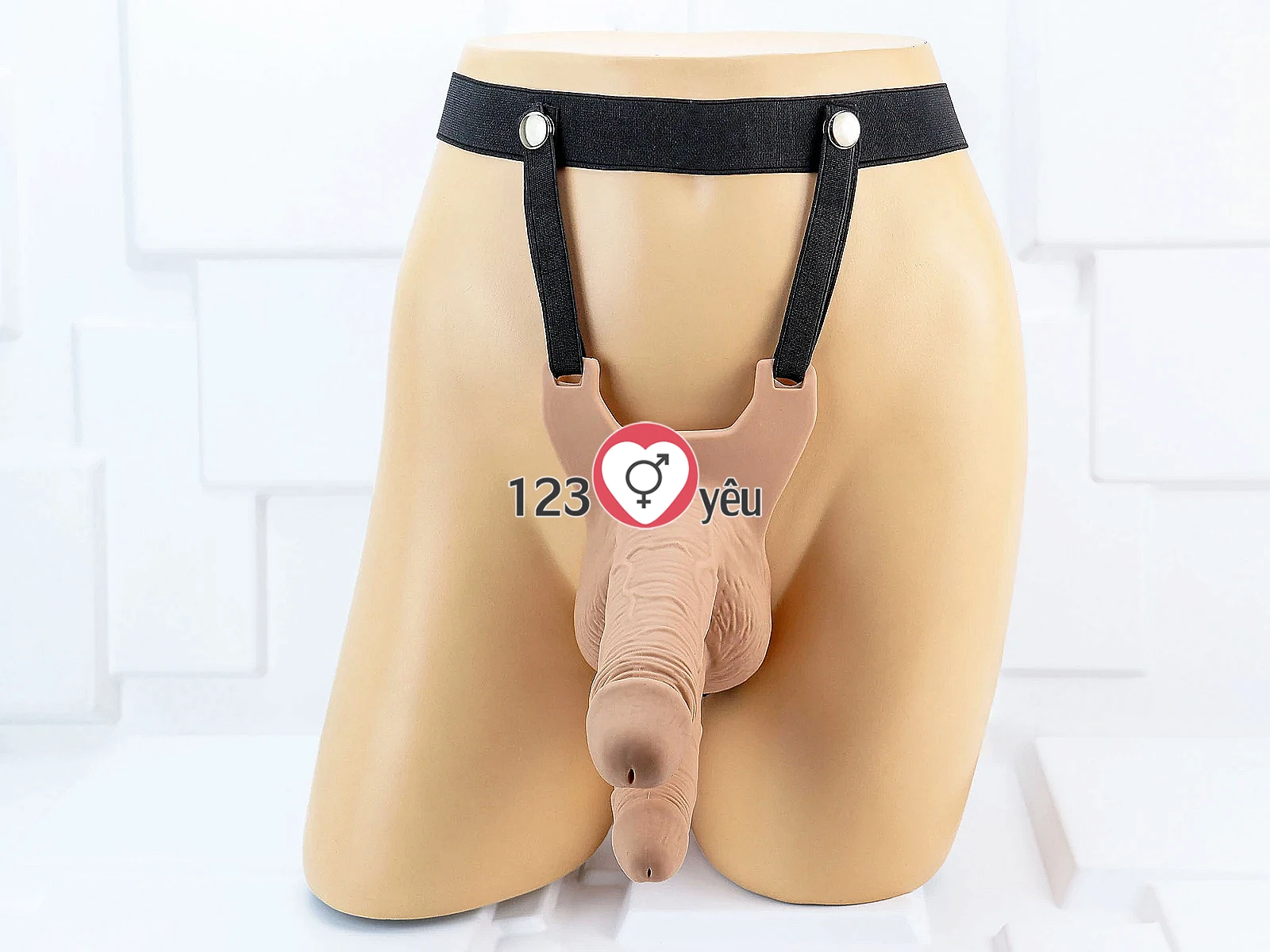 Dương vật giả có dây đeo Long Love 2 đầu kích thích