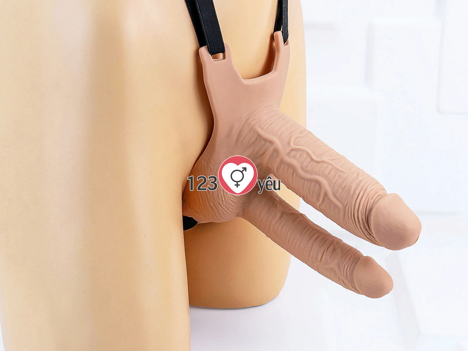 Dương vật giả có dây đeo Long Love 2 đầu kích thích