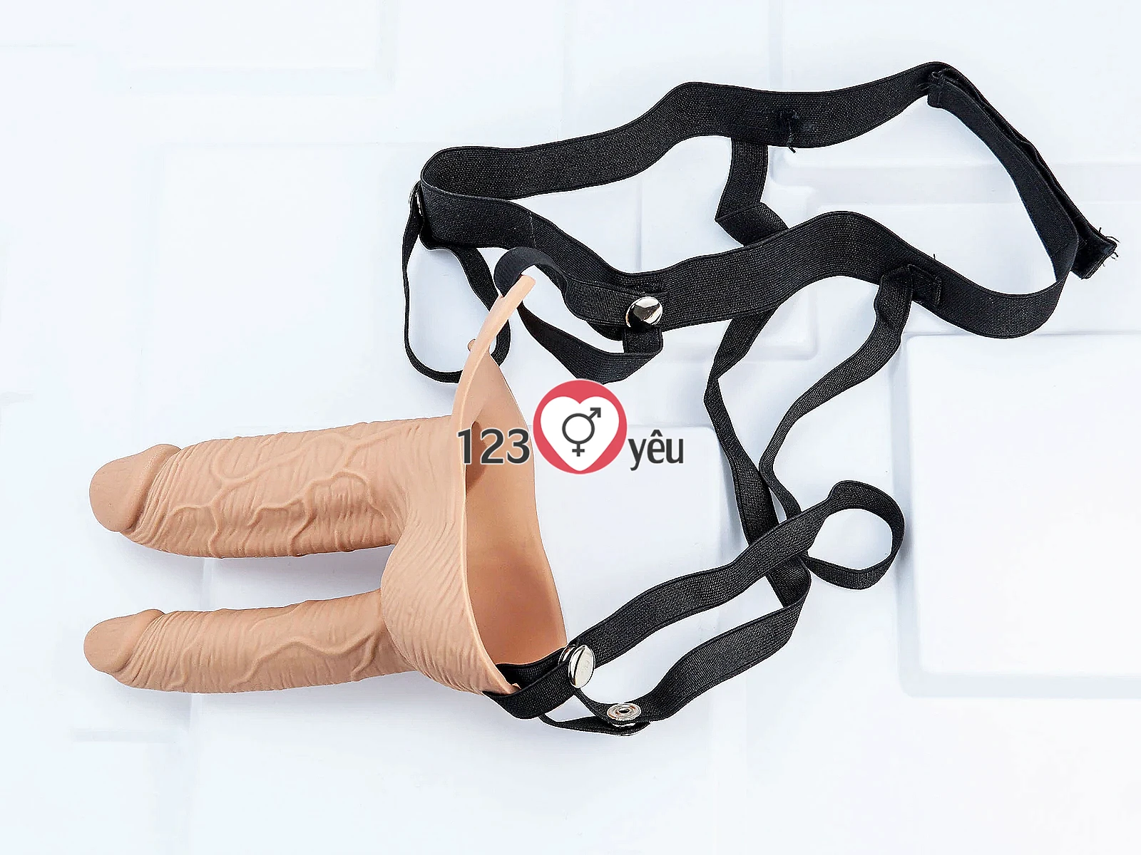 Dương vật giả có dây đeo Long Love 2 đầu kích thích