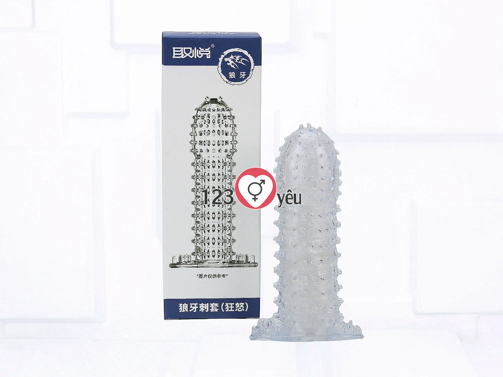Bao cao su đôn dên có gai Penis Sleeve B045D