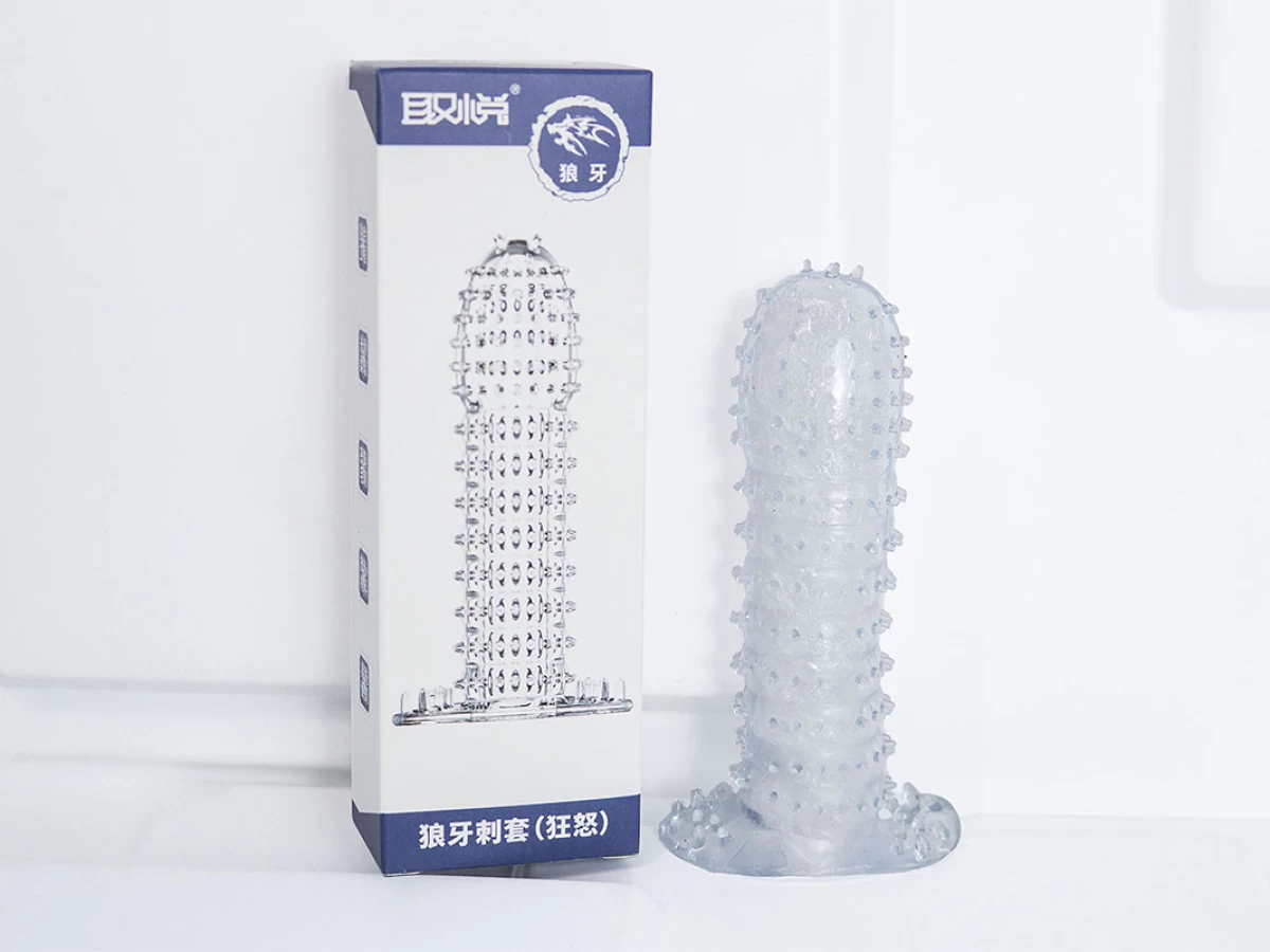 Bao cao su đôn dên có gai Penis Sleeve B045D