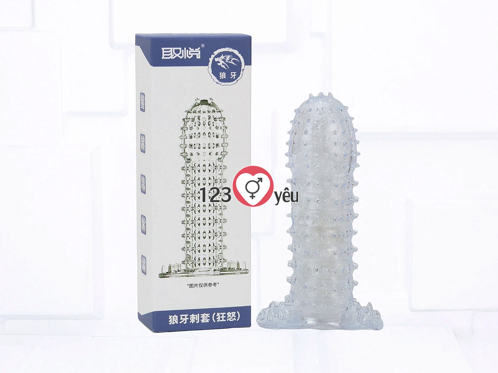 Bao cao su đôn dên có gai Penis Sleeve B045D