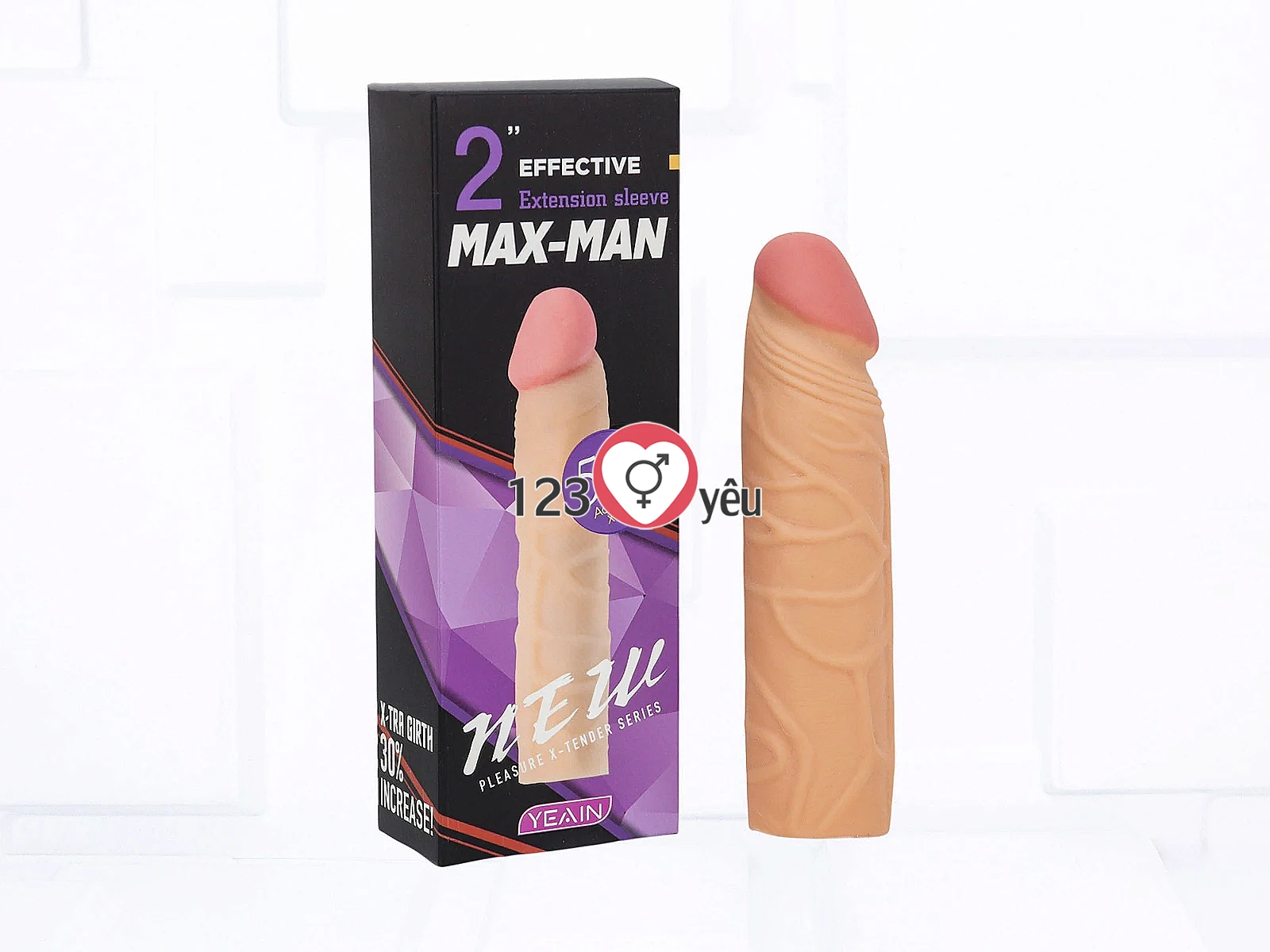 Bao cao su đôn dên Max Man gân nỗi đôn 5cm