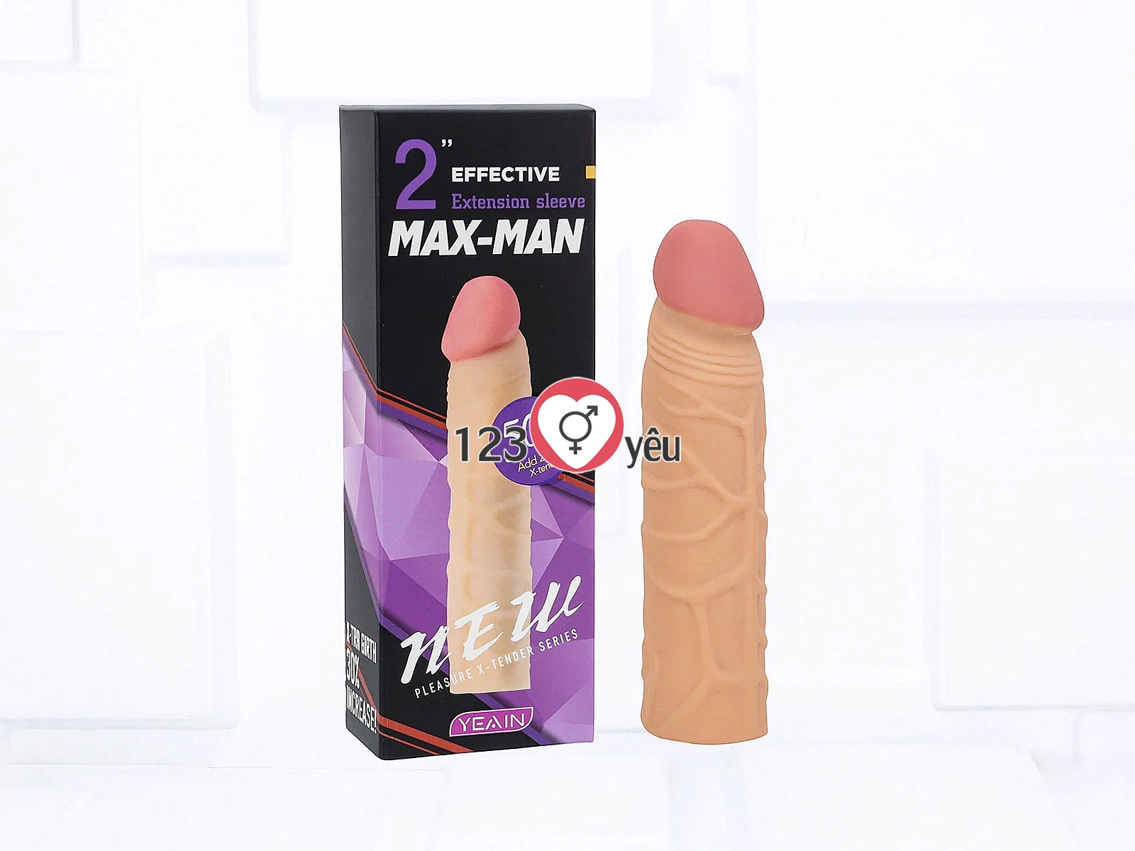 Bao cao su đôn dên Max Man gân nỗi đôn 5cm