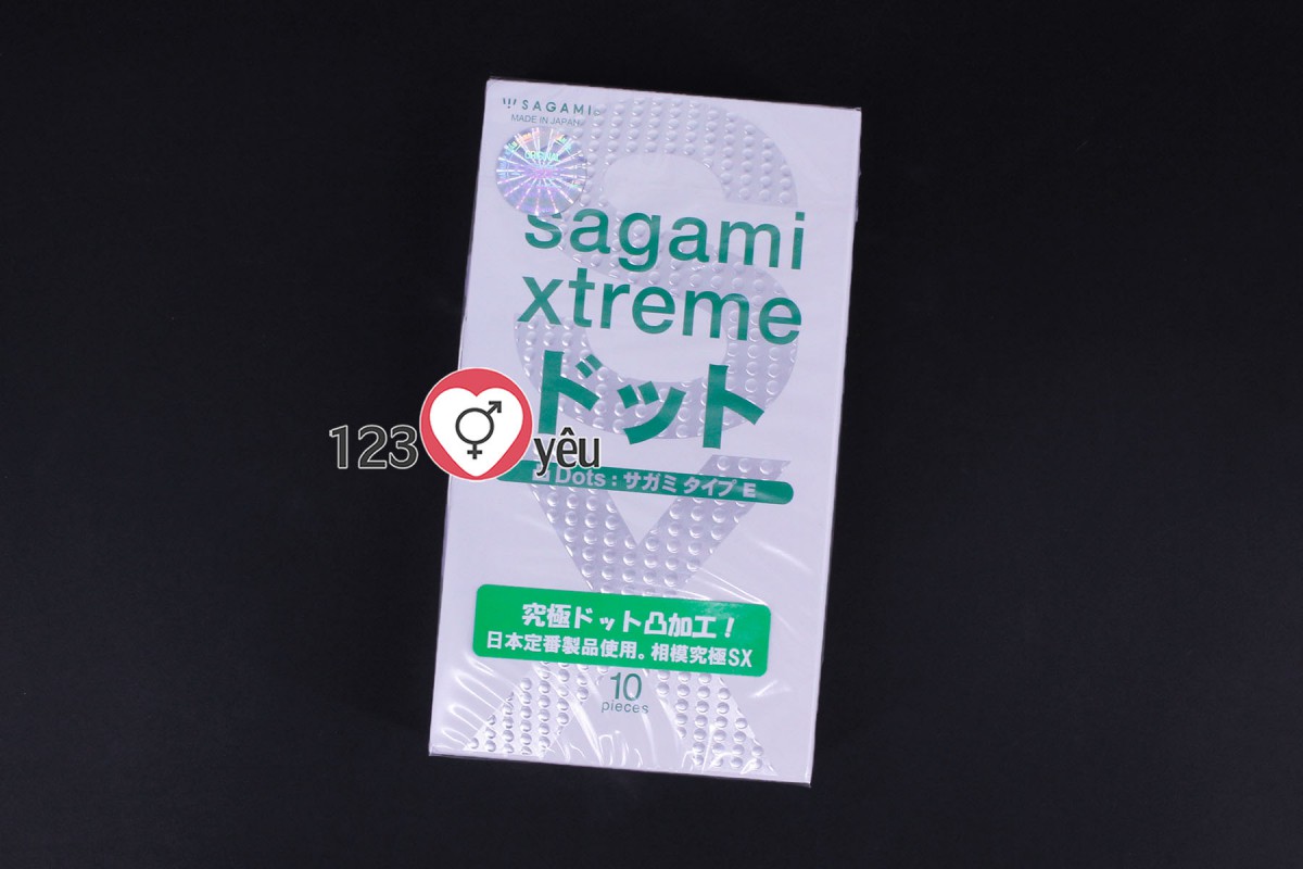 Bao cao su Sagami Xtreme White hàng Nhật 1