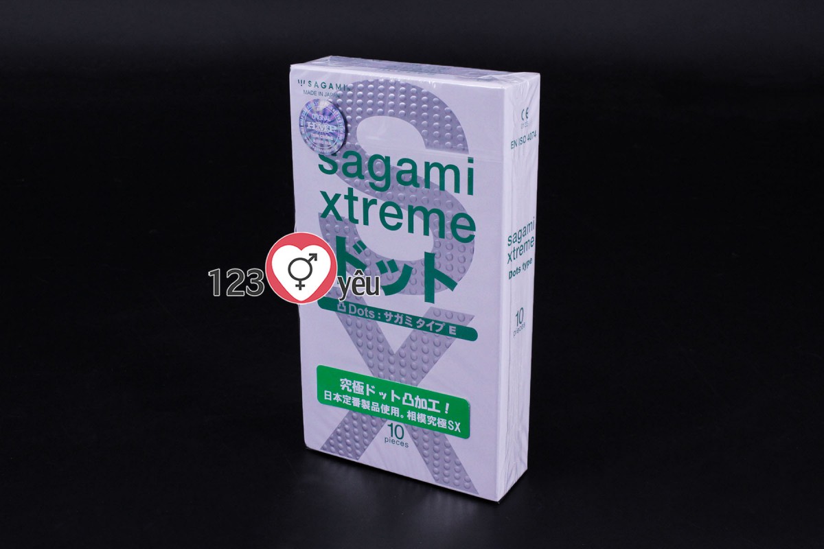 Bao cao su Sagami Xtreme White hàng Nhật 2