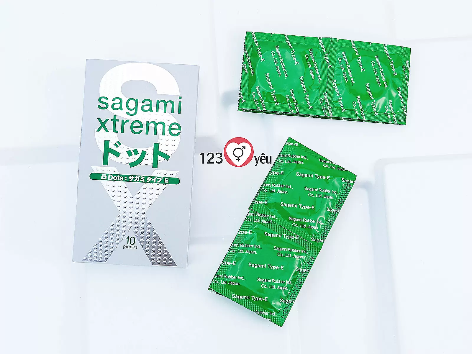 Bao cao su Sagami Xtreme White hàng Nhật