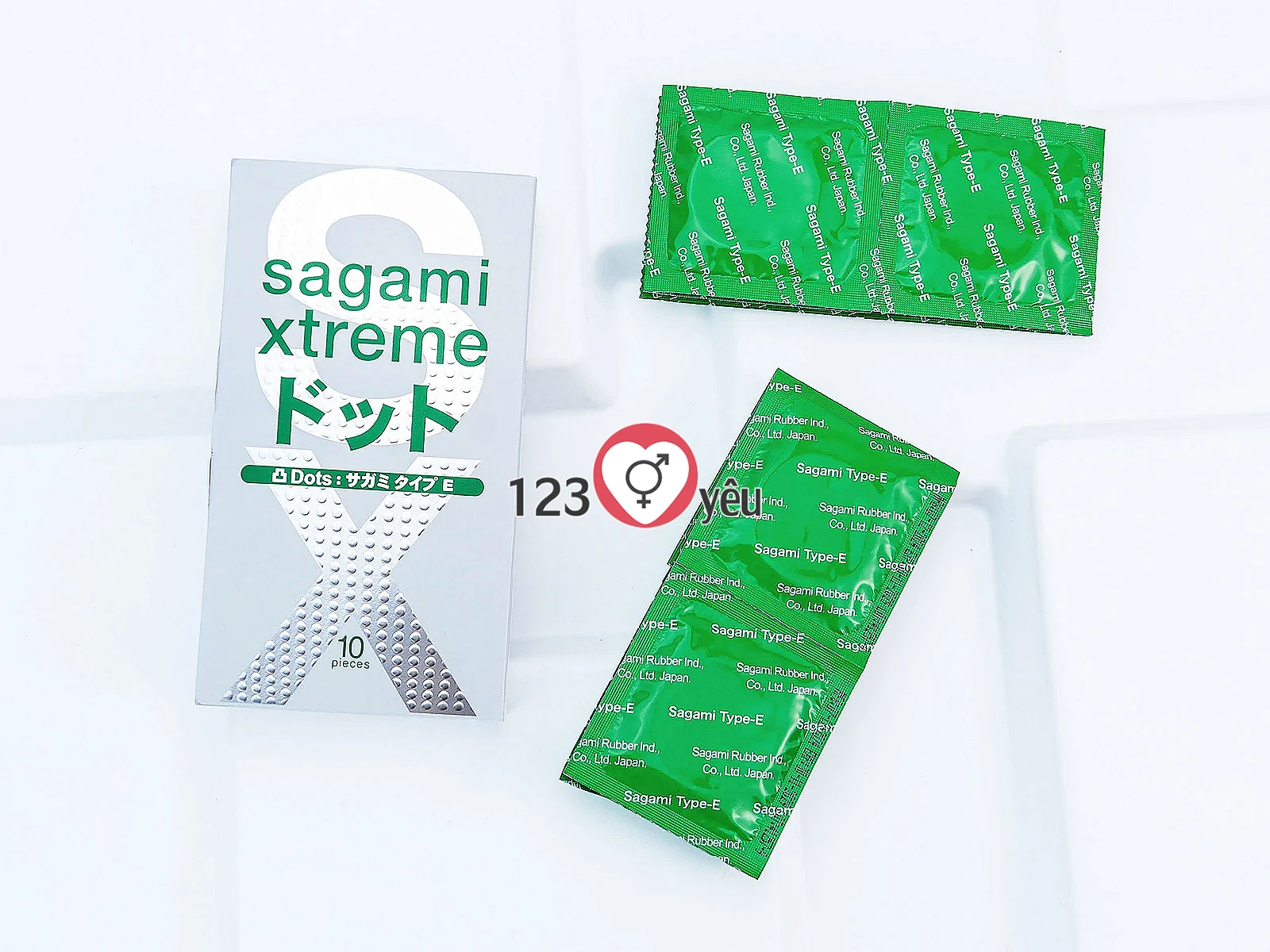 Bao cao su Sagami Xtreme White Nhật Bản 10 bao