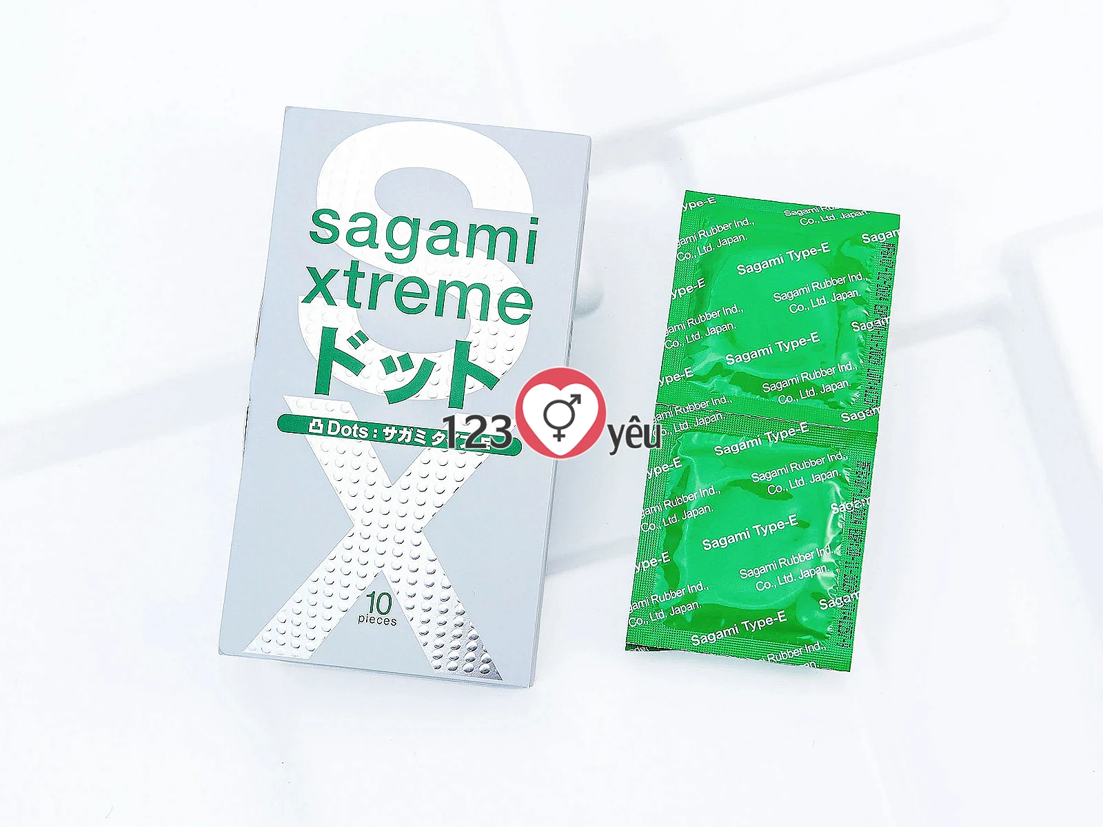 Bao cao su Sagami Xtreme White Nhật Bản 10 bao