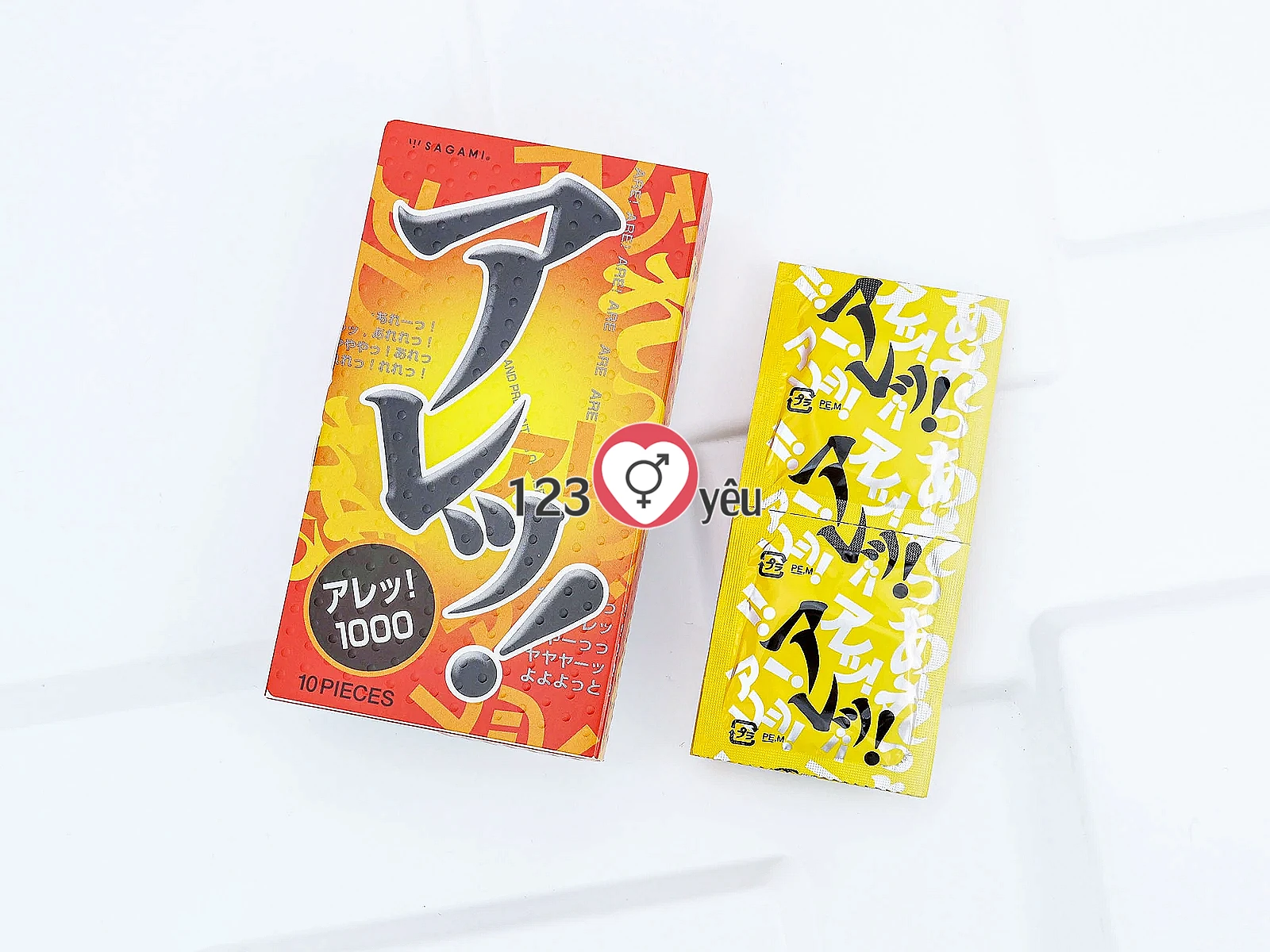 Hộp 10 bao cao su có gai Nhật Bản Sagami Xtreme ARE Siêu Mỏng