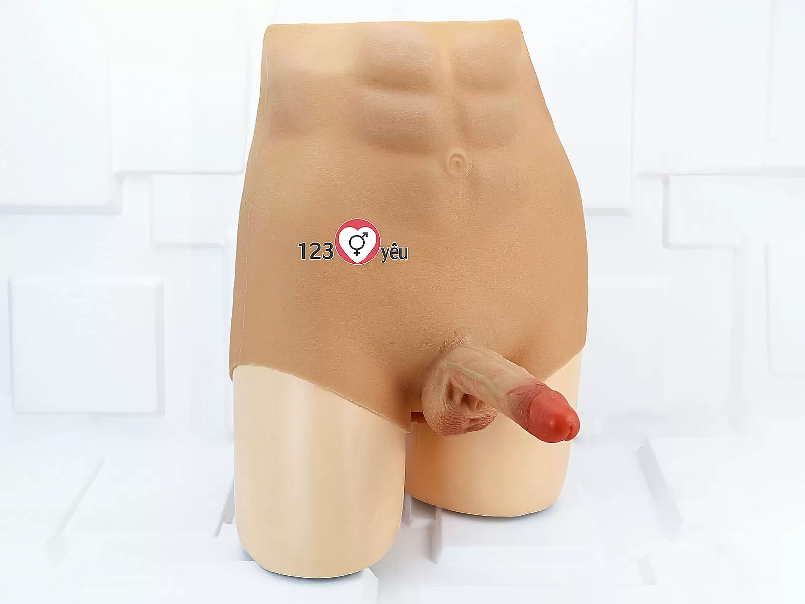 Quần dương vật giả size to đặc ruột siêu mềm có múi