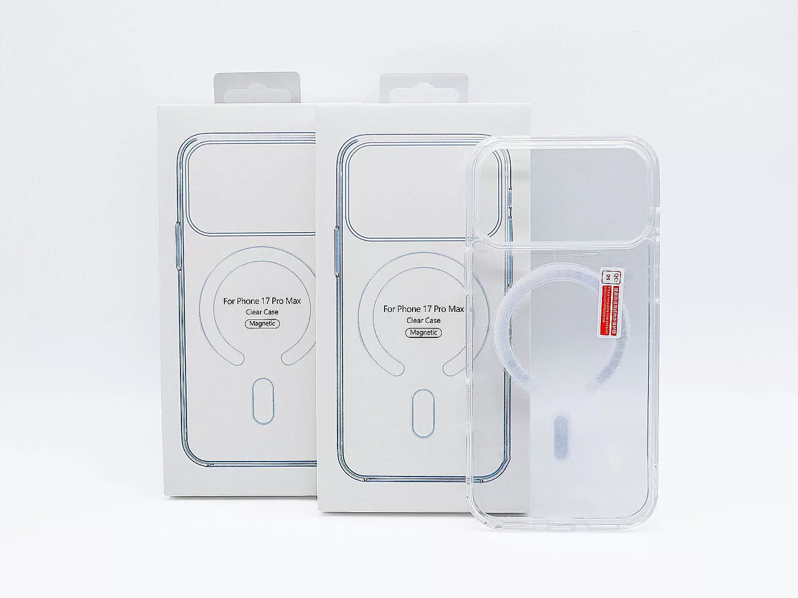 Ốp lưng Clear Case Magnetic trong suốt dành cho iPhone 17 Pro Max