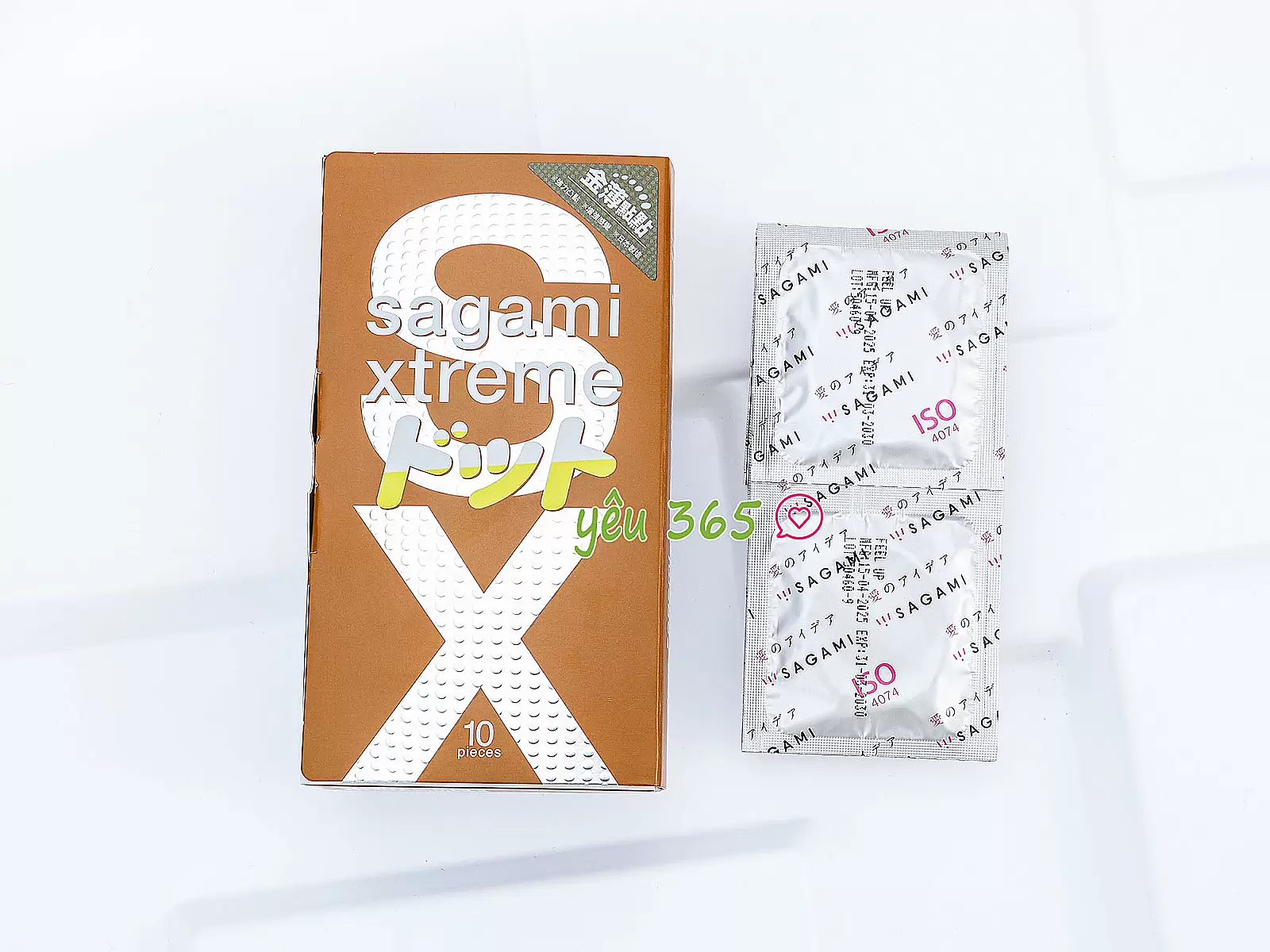 Bao cao su có gai Sagami Xtreme Feel Up 10 bao