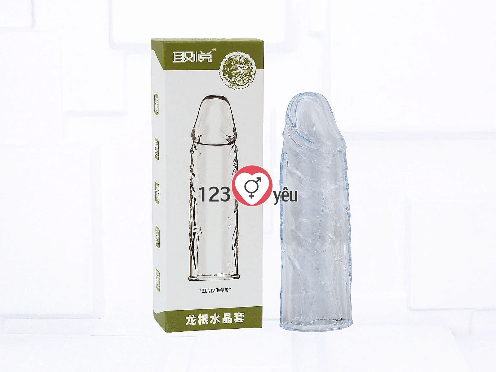 Bao cao su đôn dên trơn trong suốt Penis