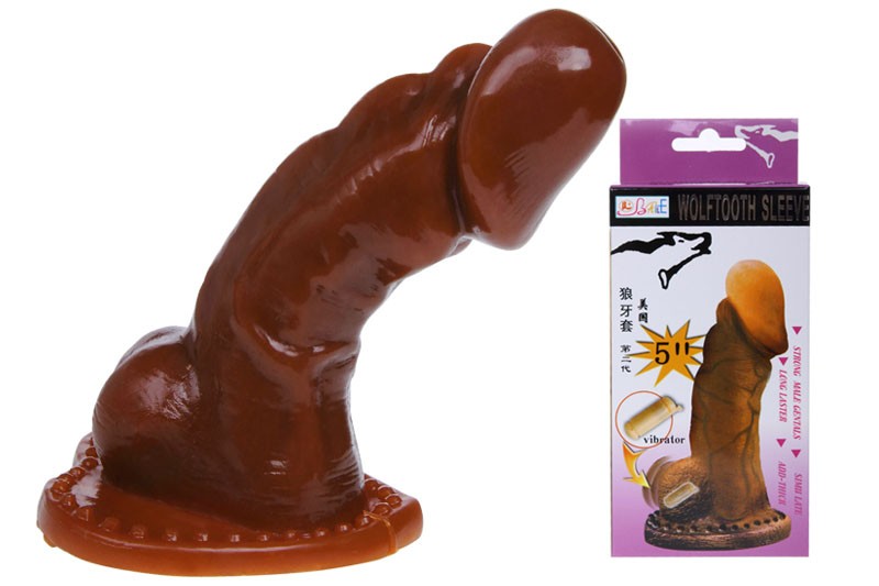 Sex toy bao cao su đôn dên siêu mềm có bìu Wolftooth 1