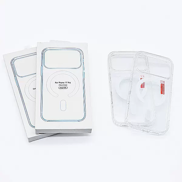 Ốp lưng Clear Case Magnetic trong suốt dành cho iPhone 17 Pro