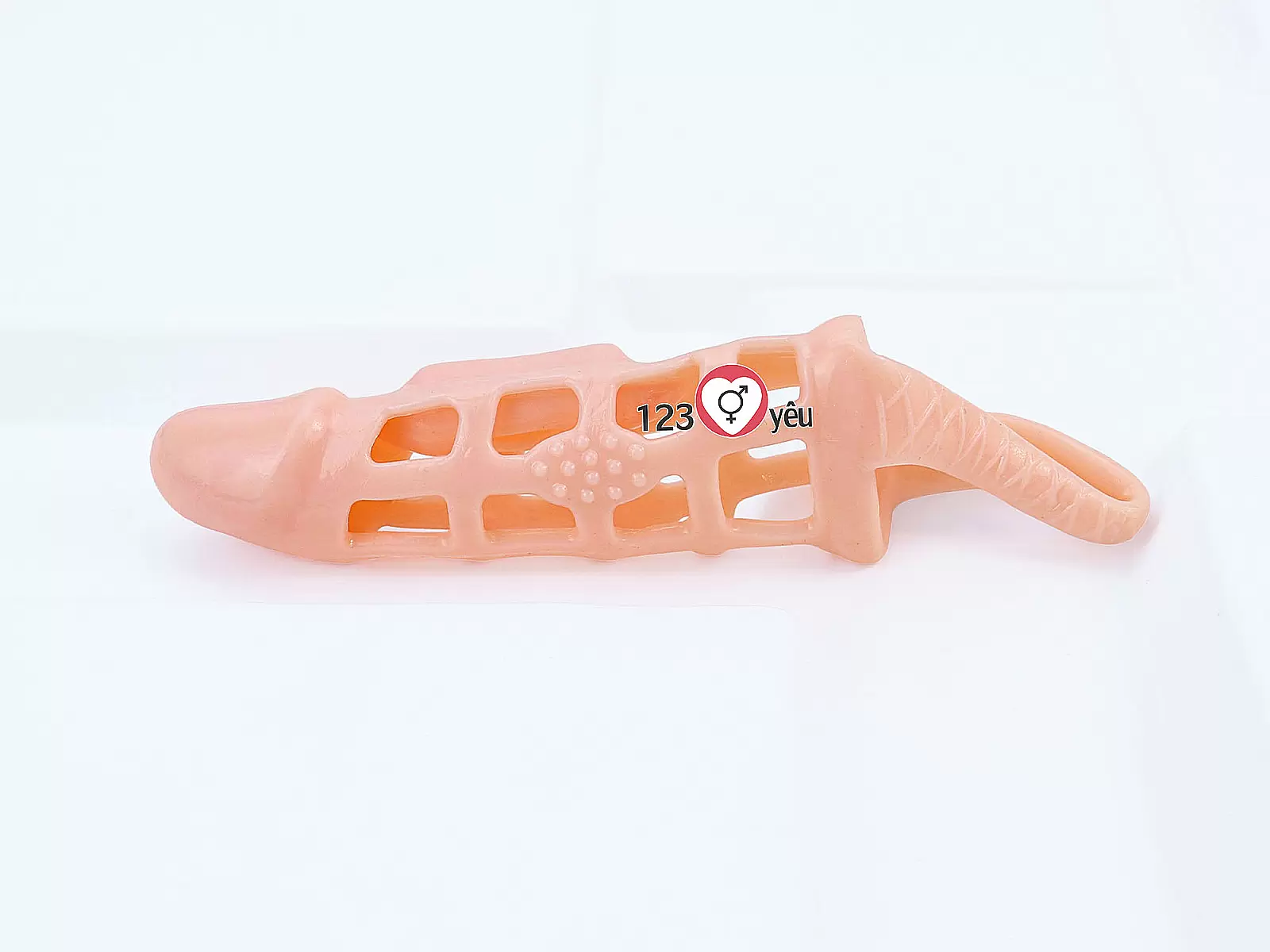 Bao cao su donzen lưới Pretty Love có quai đeo thân rung