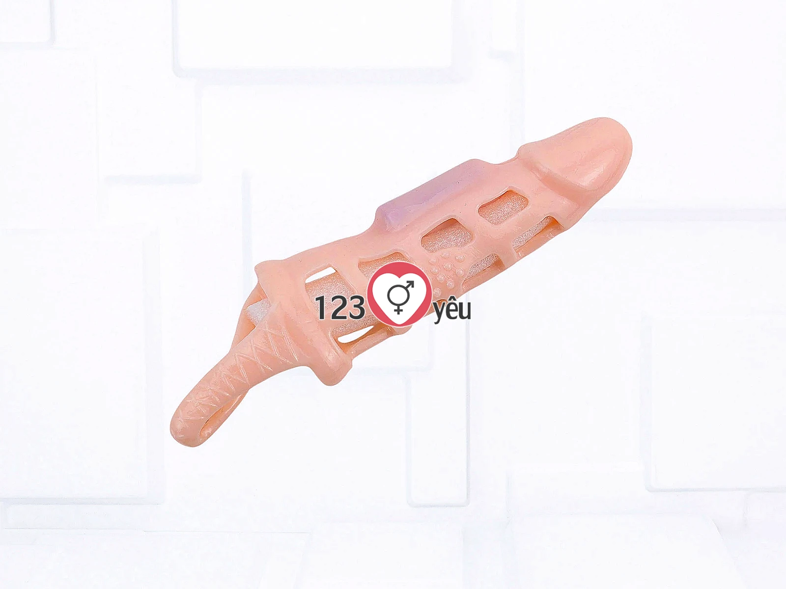 Bao cao su donzen lưới Pretty Love có quai đeo thân rung