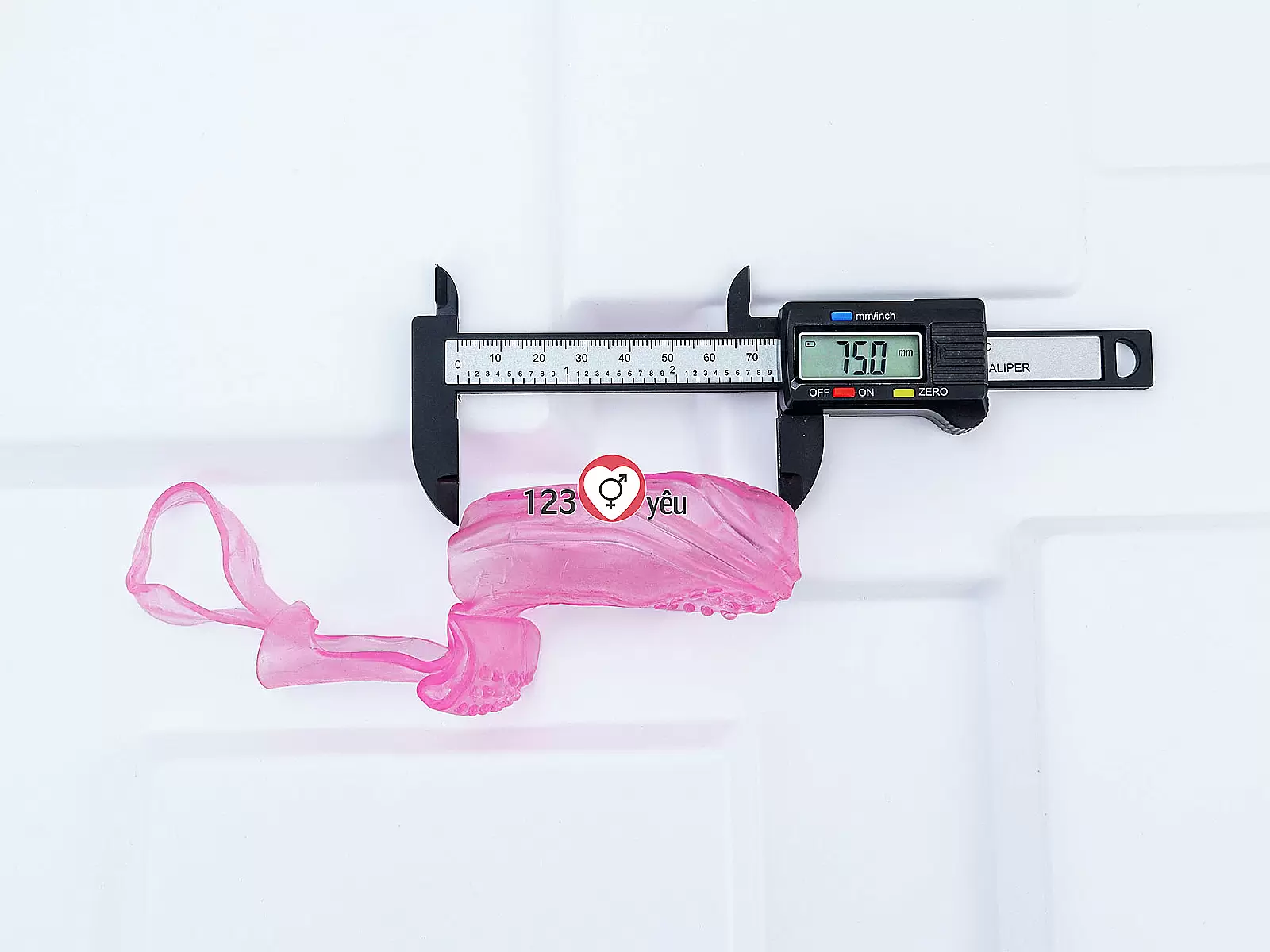 Bao silicone có rung đeo ngón tay kích thích vùng kín